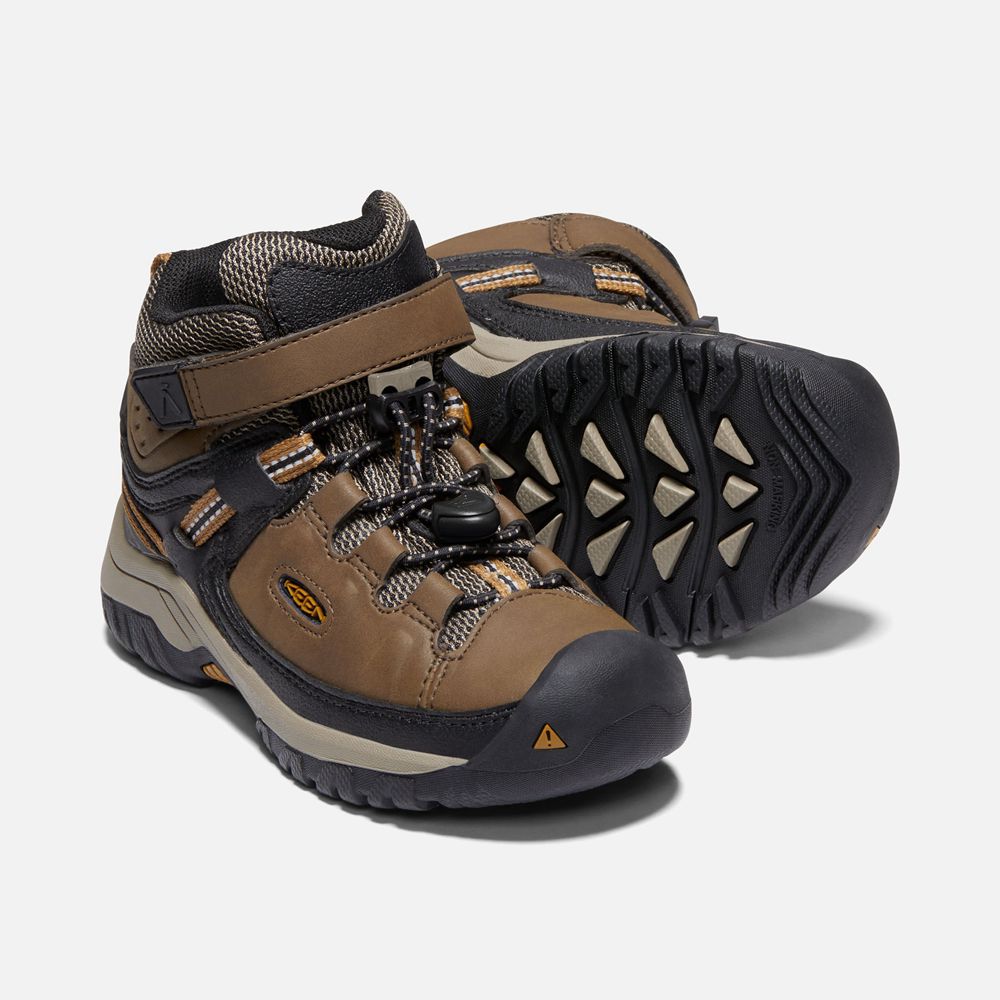 Keen Outdoor Bot Çocuk Kahverengi/Siyah - Targhee Waterproof - Türkiye ZSGH83104